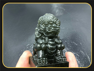 全自動玉石雕刻機 高精度雕刻立體獅子印章