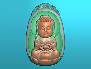 【翡翠寶寶佛】浮雕系列 玉器雕刻機(jī)雕刻圖庫(kù)