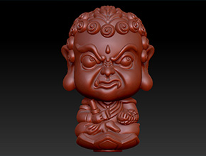 立體玉石小擺件人物雕刻電腦圖下載-享刻雕刻機(jī)