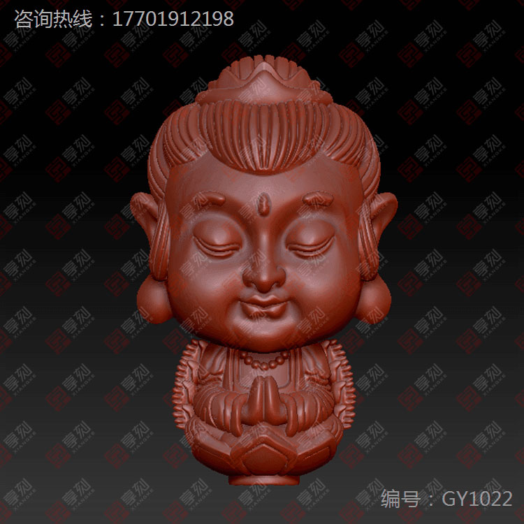 立體千手觀音玉雕圖紙大全