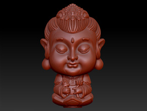 3d立體文殊菩薩玉雕小擺件全套圖紙