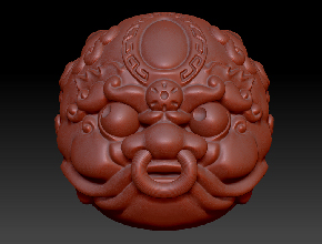 獸面珠子電腦雕刻精雕圖案大全-廣州享刻科技