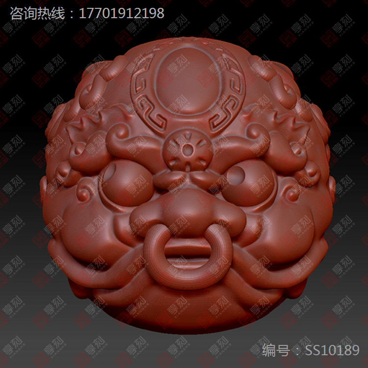 獅子珠子雕刻圖案大全