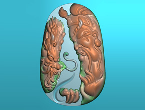 新款的玉石掛件雕刻圖_享刻數(shù)控玉雕機(jī)廠家