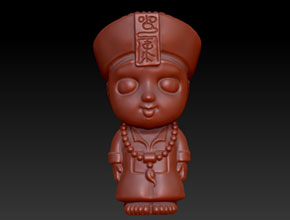 電腦綠松雕刻機(jī)_立體人物雕刻圖案