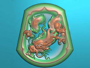 龍牌玉佩雕刻圖片大全_享刻玉石雕刻機(jī)廠家提供