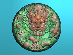 龍牌精雕圖系列-電腦玉器雕刻機雕刻精度圖下載