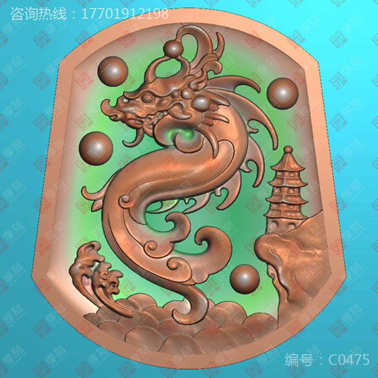 玉雕機電腦精雕圖紙