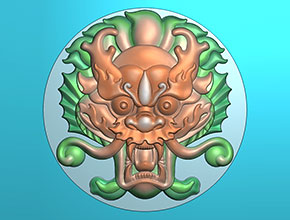 龍牌玉雕機(jī)電腦精雕圖下載_玉雕圖紙