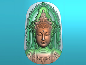 數(shù)控玉石雕刻機(jī)電腦精雕圖下載中心-觀音系列圖