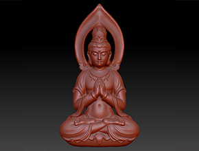 電腦岫玉雕刻機(jī)_觀音像電腦模型雕刻圖案大全