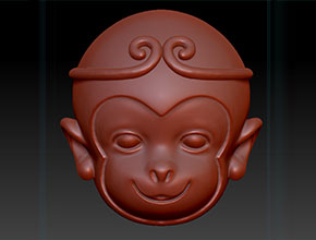 立體孫悟空珠子精雕圖-數(shù)控玉雕雕刻機廠家圖庫