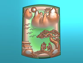 翡翠機(jī)雕好看的山水精雕圖下載_廣州享刻玉雕機(jī)