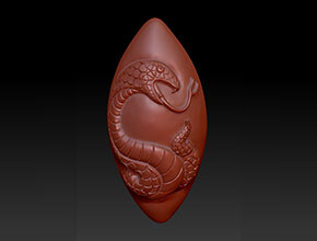 橄欖核十二生肖蛇雕刻圖案_自動(dòng)核雕機(jī)廠家