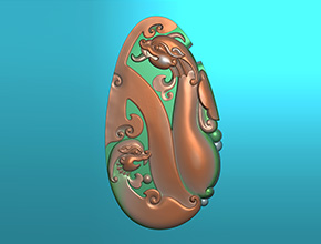 適合白玉雕刻的仿古龍牌精雕圖_和田玉雕刻機(jī)廠(chǎng)