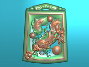 龍玉雕圖案欣賞_全自動(dòng)玉石雕刻機(jī)廠家分享