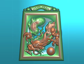 玉石龍吊墜雕刻圖案_全自動(dòng)玉石雕刻機(jī)適用圖