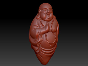 橄欖核佛祖核雕精雕圖案_多功能玉石雕刻機(jī)廠家