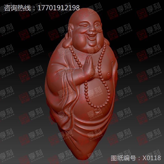 佛祖橄欖核精雕圖