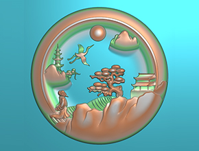 電腦雕刻機(jī)專用玉石雕刻精雕圖_享刻雕刻機(jī)廠家