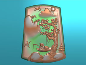 享刻熱門山水精雕圖案下載_電腦玉雕工具設(shè)備廠