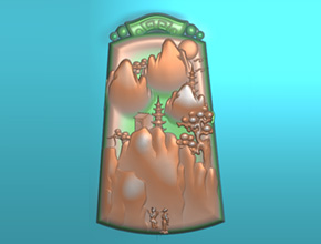 和田玉山水精雕圖紙下載_和田玉雕刻機(jī)廠家_玉雕