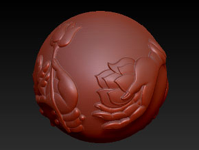 圓雕珠子雕刻電腦精雕圖_瑪瑙珠子雕刻機(jī)