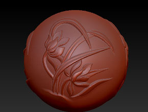 全自動(dòng)珠子雕刻機(jī)_蘭花手串珠子精雕圖案