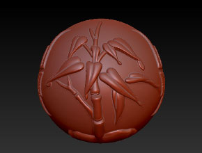 四君子圓珠精雕圖案_享刻珠子雕刻機(jī)