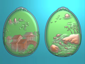 和田玉機(jī)器雕刻用的對(duì)牌精雕圖_享刻玉石雕刻機(jī)