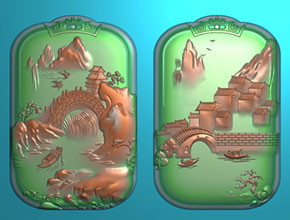 白玉雕刻練習(xí)雕刻圖款_享刻和田玉雕刻機廠家