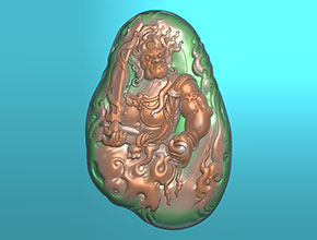 不動(dòng)明王玉石電腦雕刻圖案大全_享刻玉鼎雕刻機(jī)