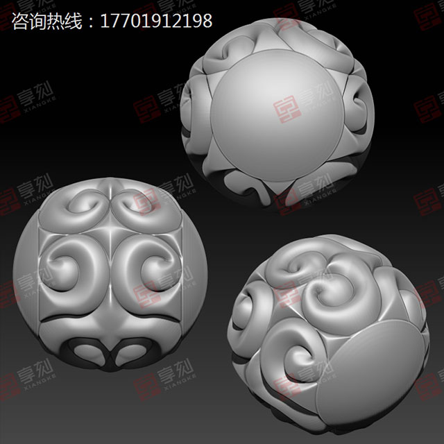 回紋珠子電腦雕刻圖大全