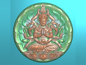 千觀音玉雕電腦圖案下載_玉鼎享刻玉石雕刻機(jī)