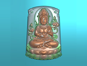 玉石雕刻觀音牌子圖案系列_玉鼎享刻玉石雕刻機(jī)