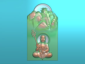 地藏王菩薩玉石雕刻圖案_玉鼎享刻玉石雕刻機(jī)廠