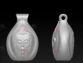 金銀玉石吊墜電腦雕刻圖_享刻玉鼎玉石雕刻機(jī)廠