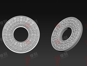 仿古玉佩平安扣玉石雕刻圖案_玉環(huán)雕刻機(jī)廠家