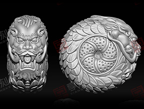 新款龍款平安扣玉雕圖案_翡翠雕刻機(jī)享刻品牌廠