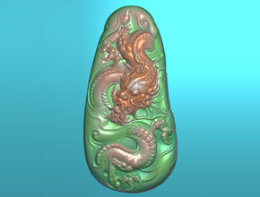 龍手把件玉石雕刻圖案_小型玉石雕刻機廠家