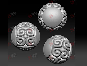 綠松南紅珠子經(jīng)典圖紙_珠子自動雕刻機廠家