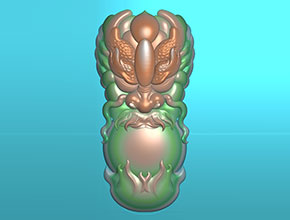 翡翠龍吐珠精雕圖_享刻玉鼎玉石雕刻機(jī)廠家