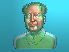 毛主席浮雕精雕圖紙下載_玉鼎享刻精雕機(jī)廠家