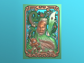 瑪瑙關(guān)公玉雕電腦雕刻圖_享刻數(shù)控精雕機廠家