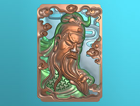 關(guān)公玉雕精雕圖紙大全_享刻玉石浮雕精雕機廠家