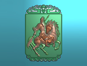 岫玉關(guān)公玉石精雕圖_享刻玉石精雕雕刻機廠家