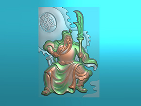 好看的關(guān)公玉雕掛件精雕圖_享刻玉石數(shù)控雕刻機(jī)