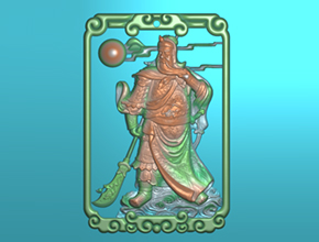 海量關(guān)羽題材玉石精雕圖下載_享刻玉石電腦雕刻