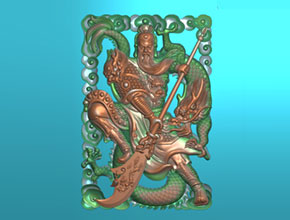 玉雕木雕關(guān)羽電腦精雕圖_享刻玉石電腦雕刻機(jī)廠(chǎng)