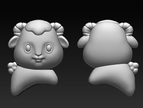 小羊飾品雕刻精雕圖紙_享刻玉石雕刻機(jī)廠家